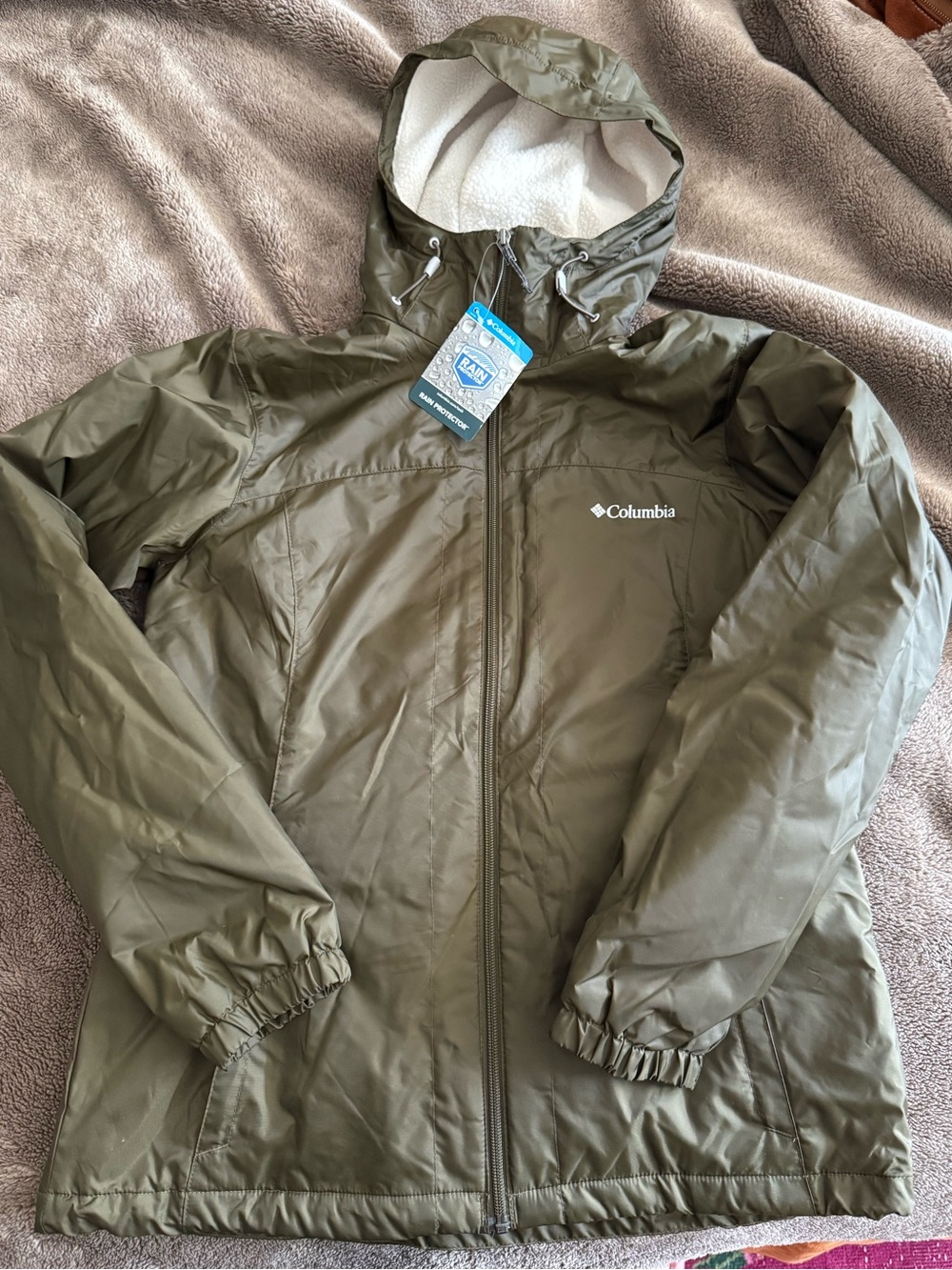 Columbia Waterproof Hooded Jacket sz S